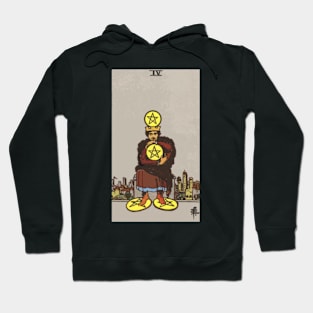 Tarot Card = Four of Pentacles Hoodie